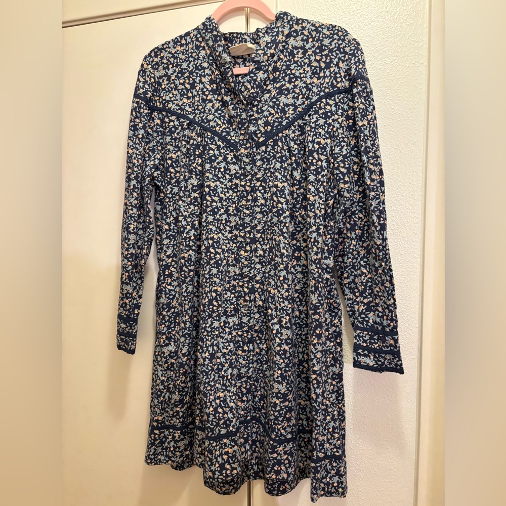 Mirth Floral Blue Dress